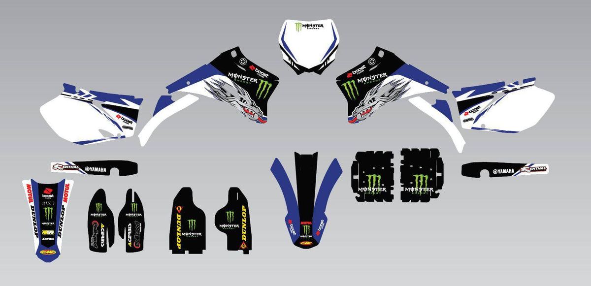 YAMAHA YZF 250-450 2006-2009 DRAGON DECORATION KIT