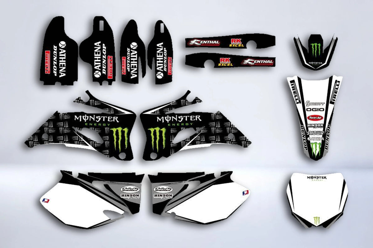 Kit autocolantes YAMAHA YZF 250-450 2006-2009 - MONSTER