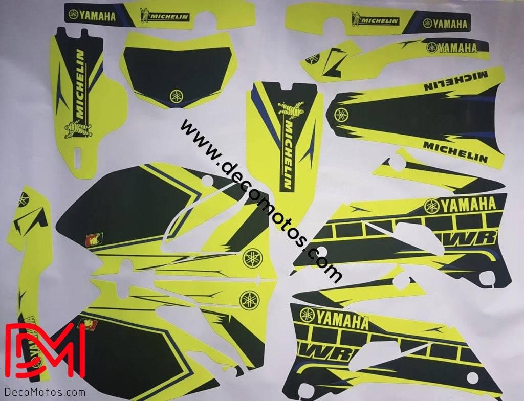 kit gráfico YAMAHA YZF 250-450 2006-2009 (Não fluo, fluo em opção)