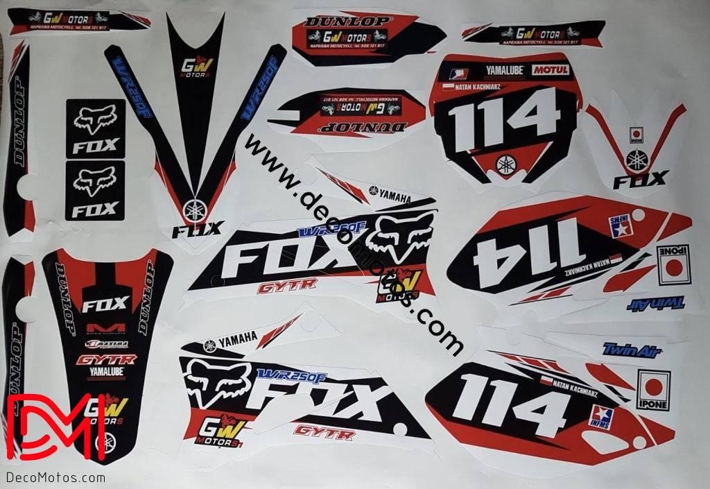 Kit Déco YAMAHA YZF 250-450 2006-2009 RED