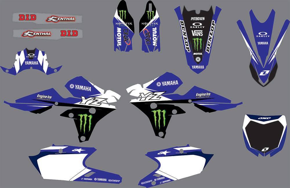 Kit Déco YAMAHA YZF 250-450 2014-2017 MONSTER