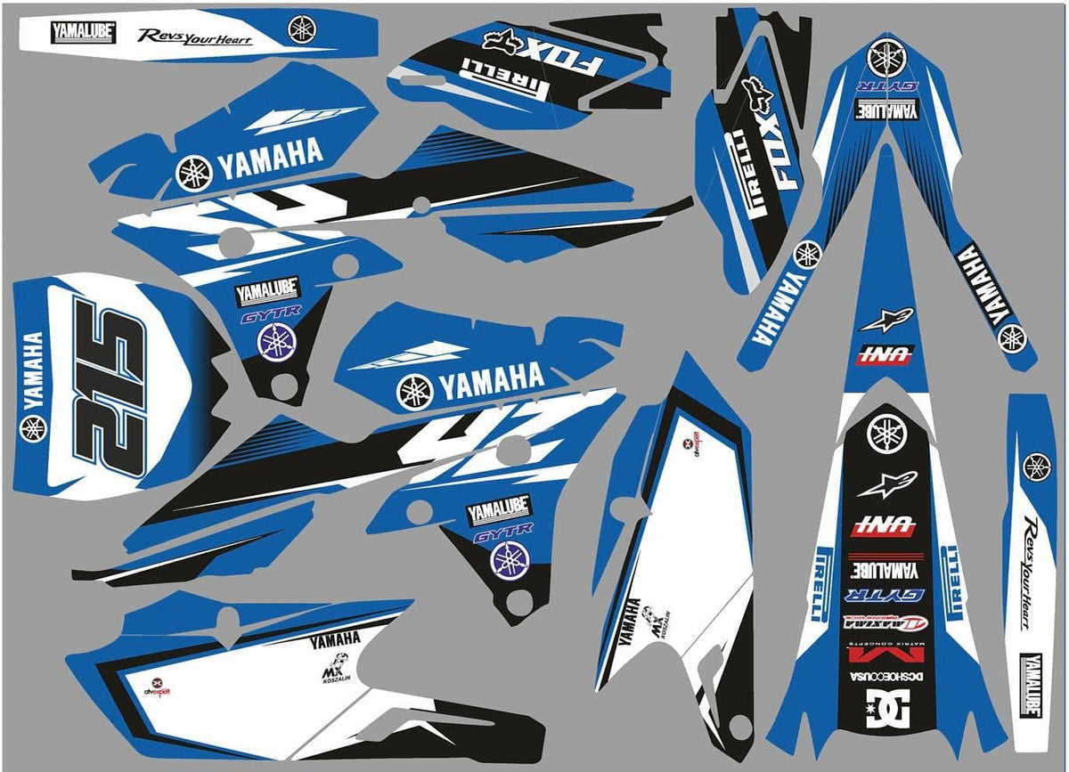 kit gráfico YAMAHA YZF 250-450 2014-2017 ORIGINAL #2