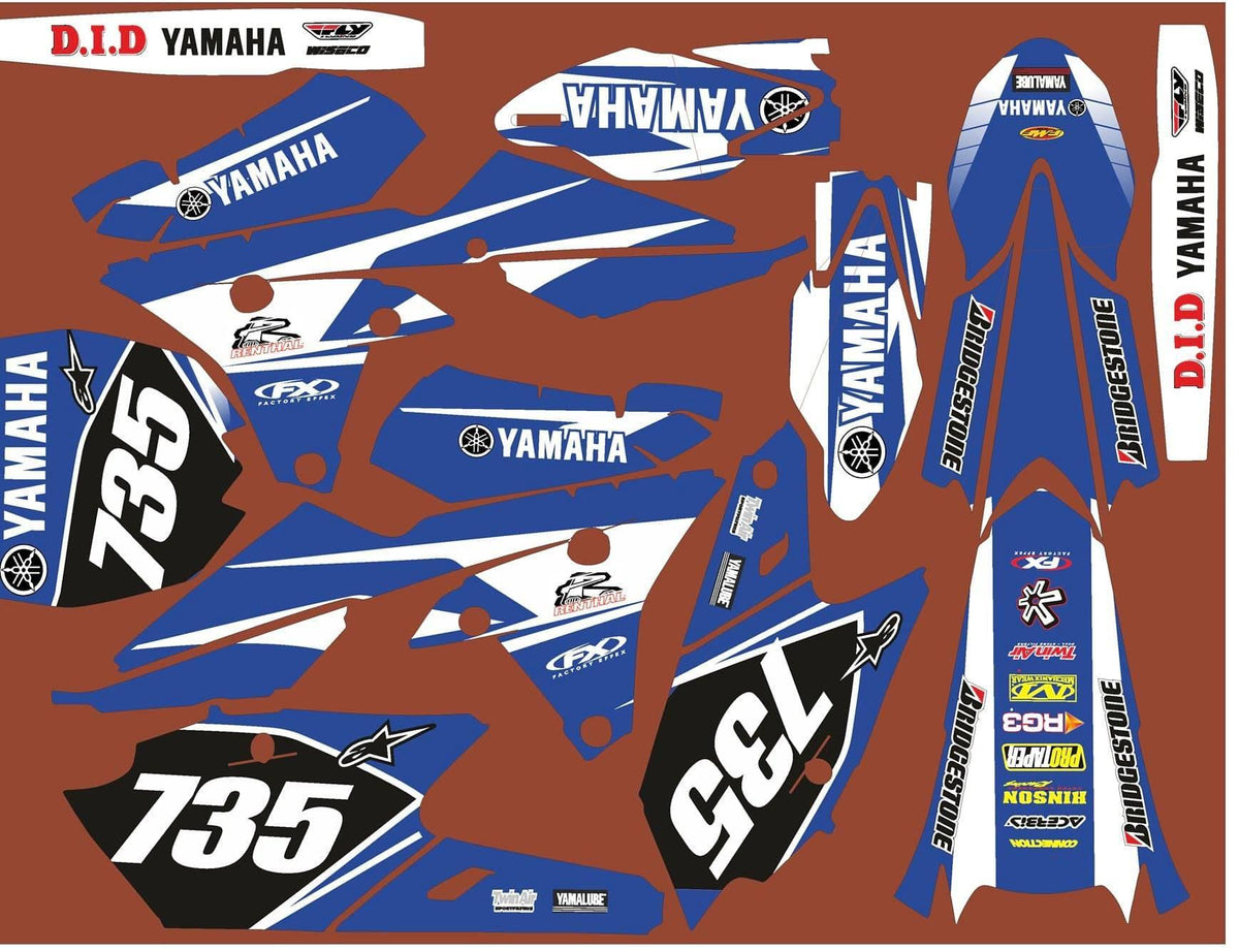 Kit Déco YAMAHA YZF 250-450 2014-2017 ORIGINAL