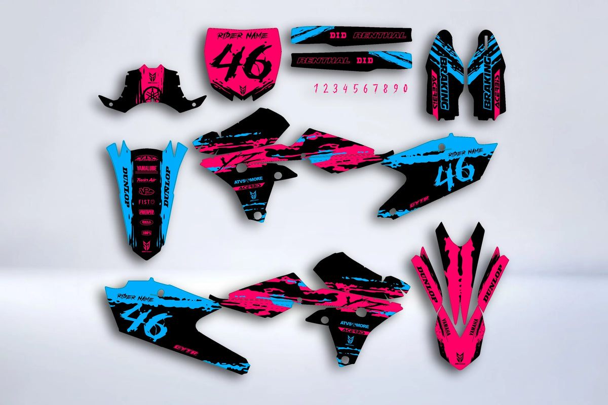 Graphics kit Yamaha YZF 250-450 2014-2017 - PRYON