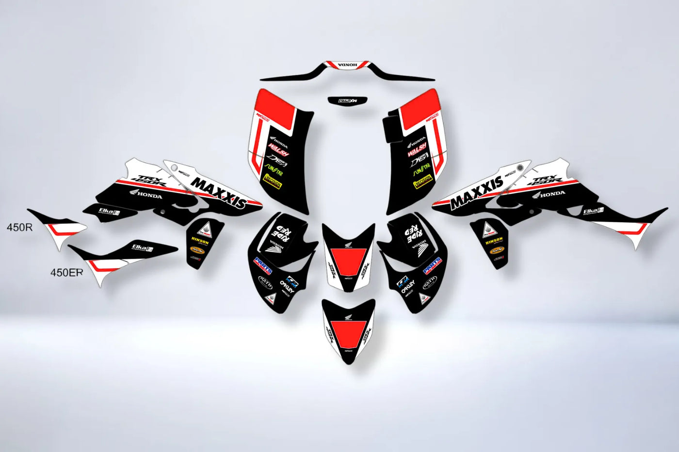 Dekor-Kit HONDA TRX 450 450R 450ER - RIVETIX