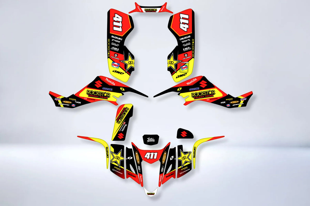 graphics kit SUZUKI LTZ 400 2003-2008 (carburetor model) - KLAXOR
