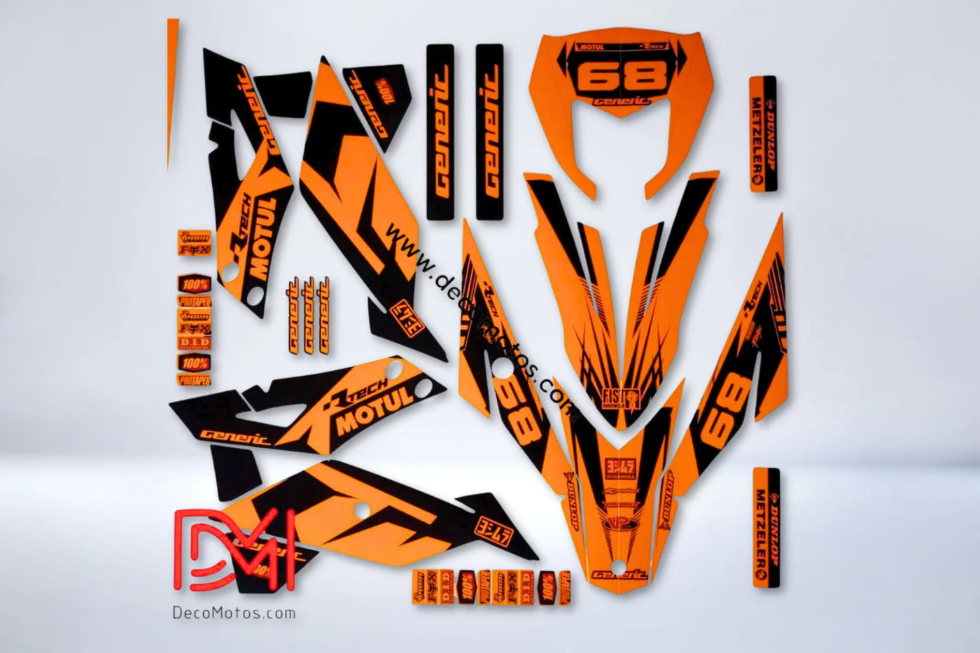 Dekor-Kit Generic Trigger - ORANGE (nicht Neon, Neon optional)