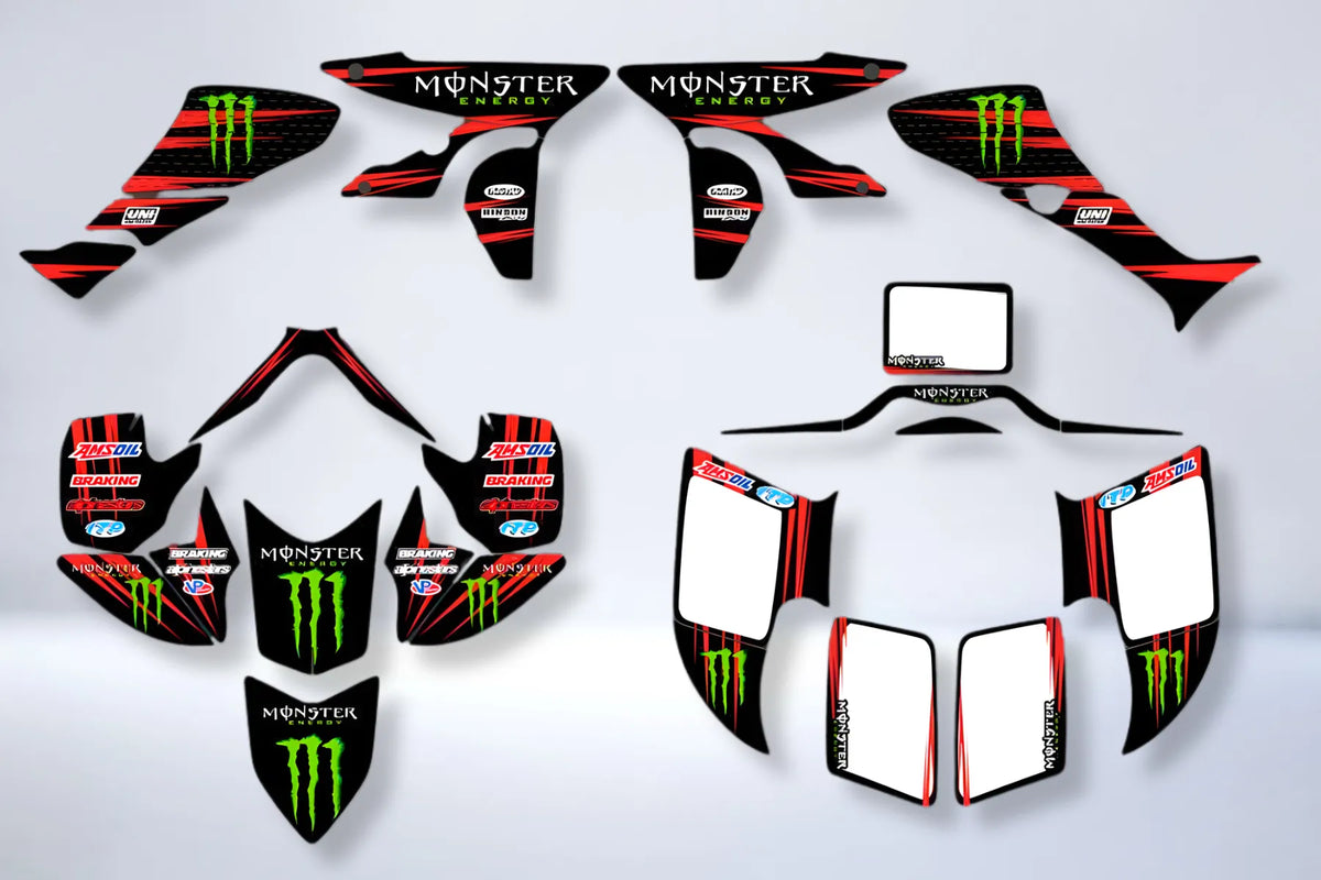 graphics kit HONDA TRX 450 450R 450ER - RED MONSTER