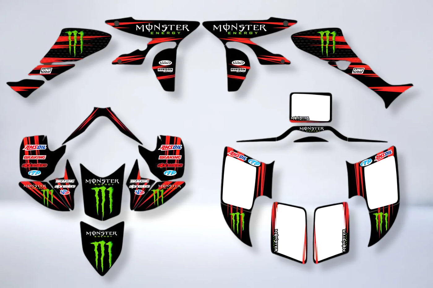 Dekor-Kit HONDA TRX 450 450R 450ER - RED MONSTER