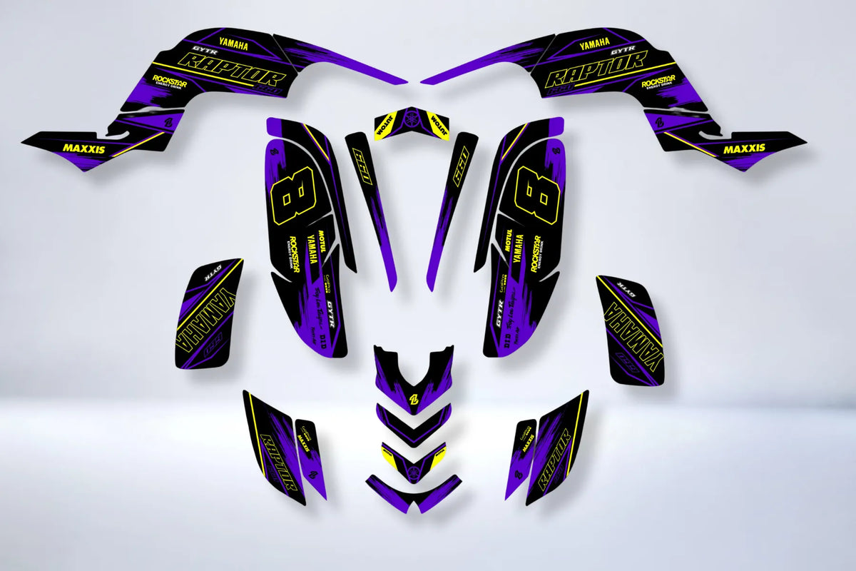 Dekor-Kit Yamaha YFM 660 RAPTOR - SOLVYX
