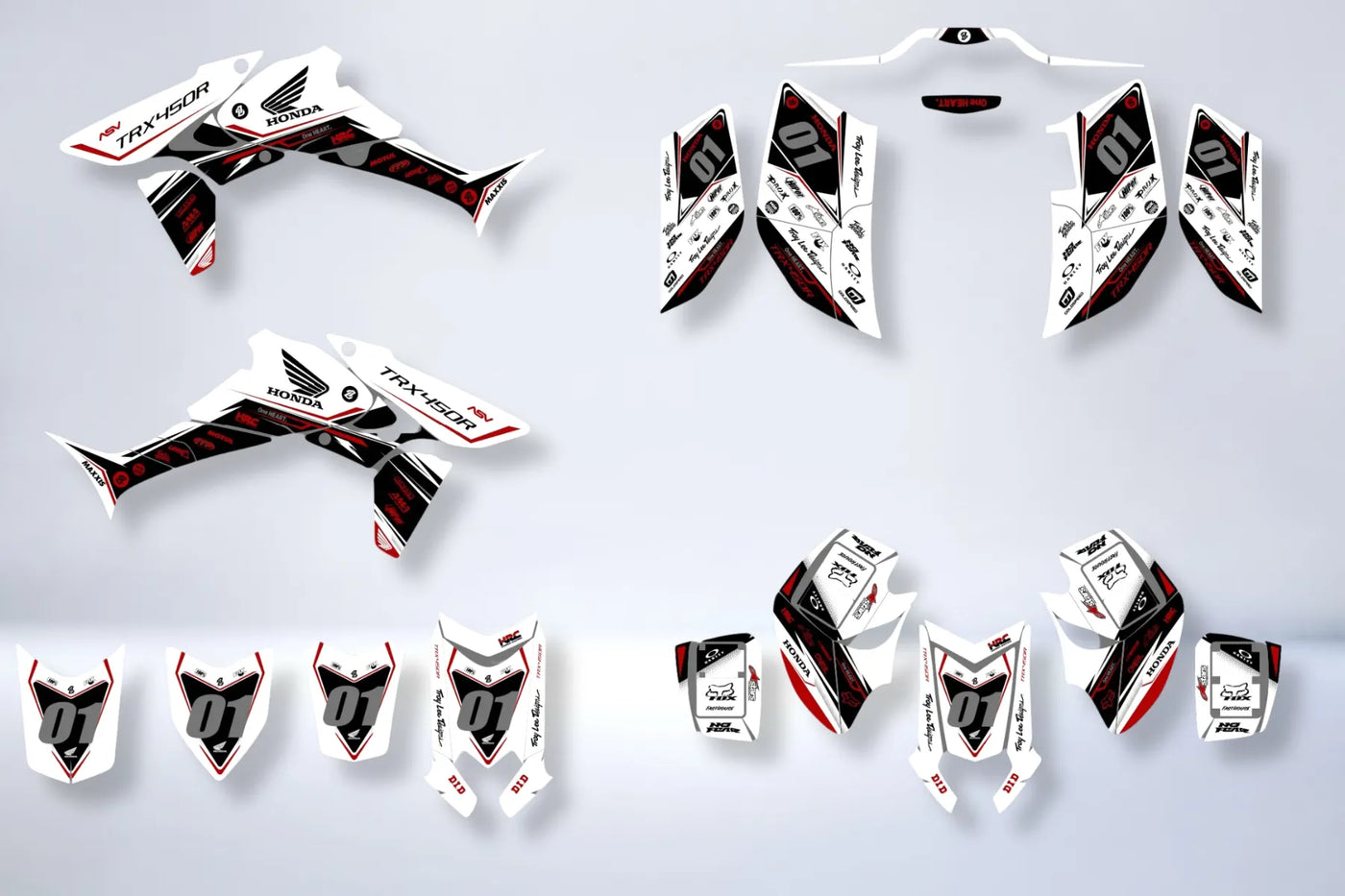 Dekor-Kit HONDA TRX 450 450R 450ER - ZORNIX