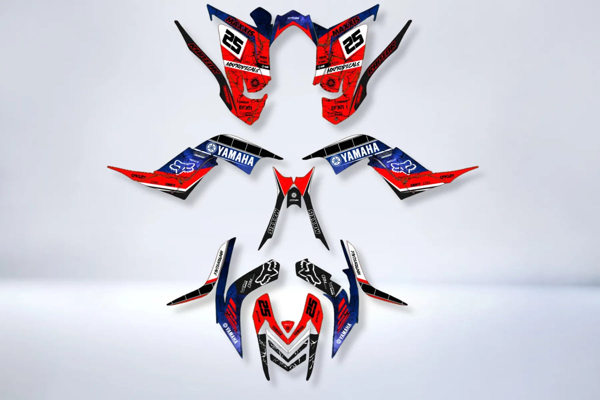 Kit déco Yamaha YFM 700 RAPTOR 2006-2012 - ORVION