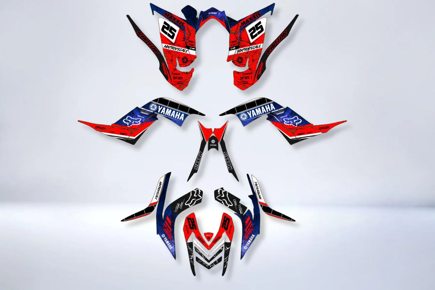 kit grafiche Yamaha YFM 700 RAPTOR 2006-2012 - ORVION