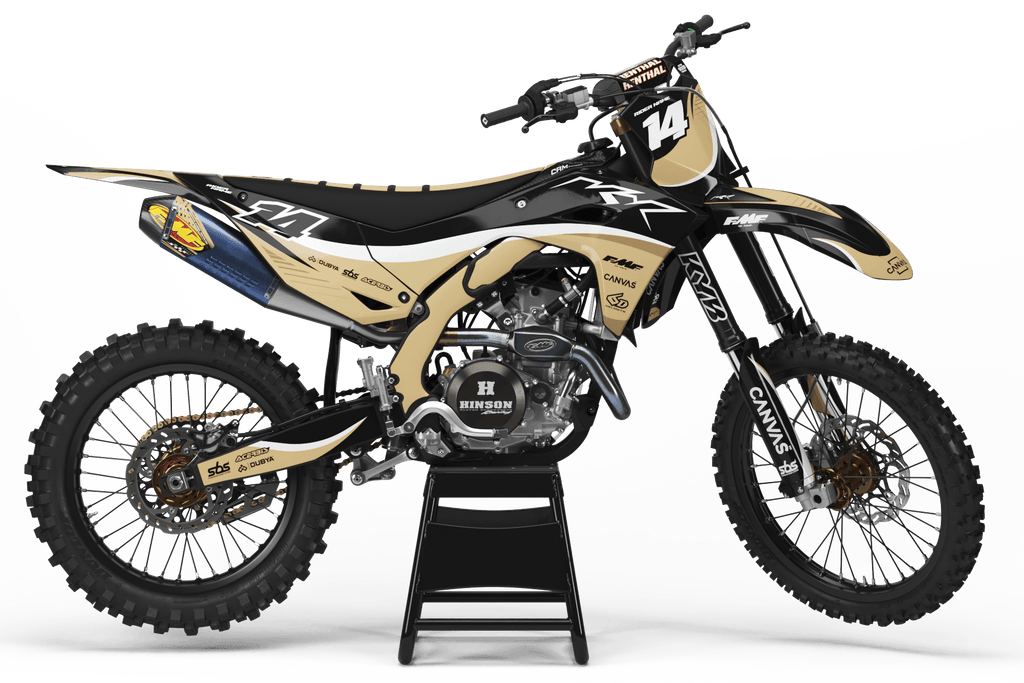 "SANDY" - Kit Déco KAWASAKI KXF 250 2025 & KXF 450 2024-2025 - DecoMotos