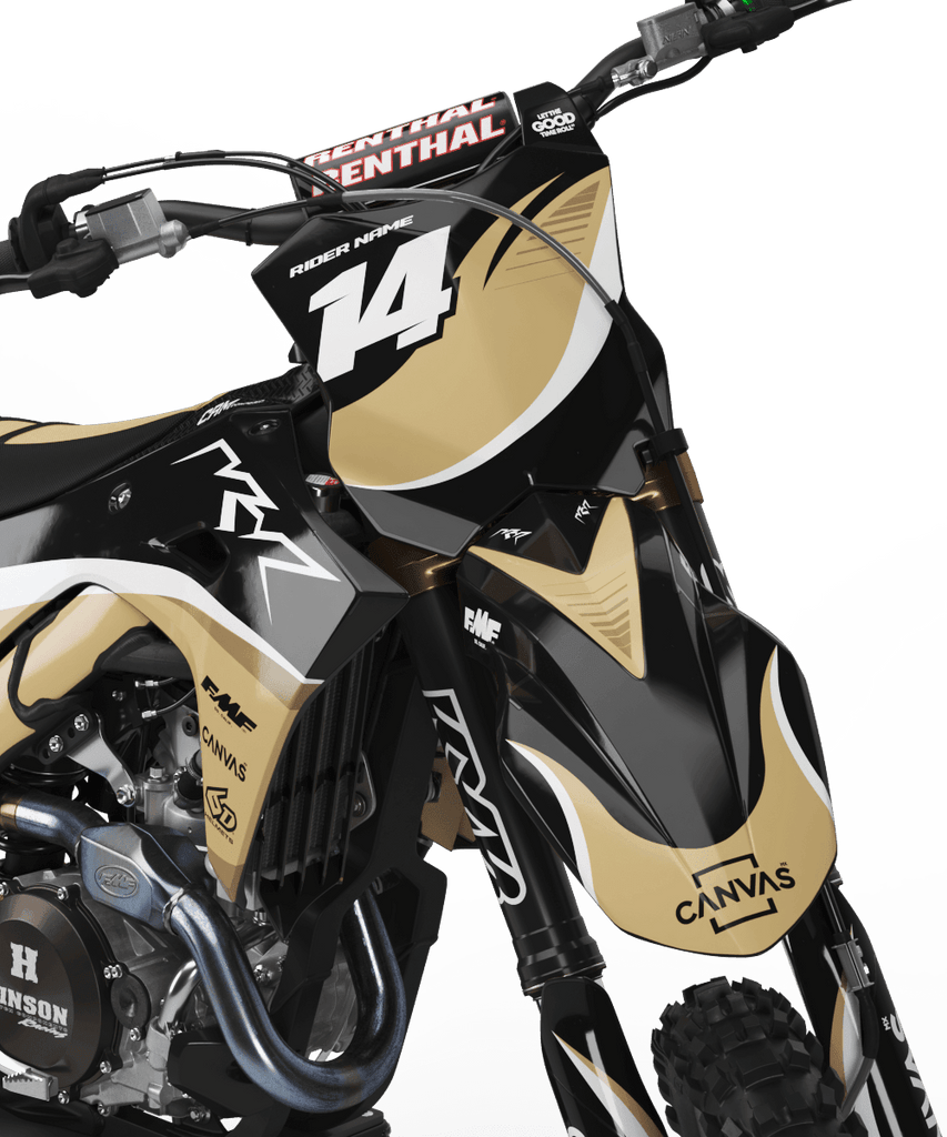 "SANDY" - Kit Déco KAWASAKI KXF 250 2025 & KXF 450 2024-2025 - DecoMotos