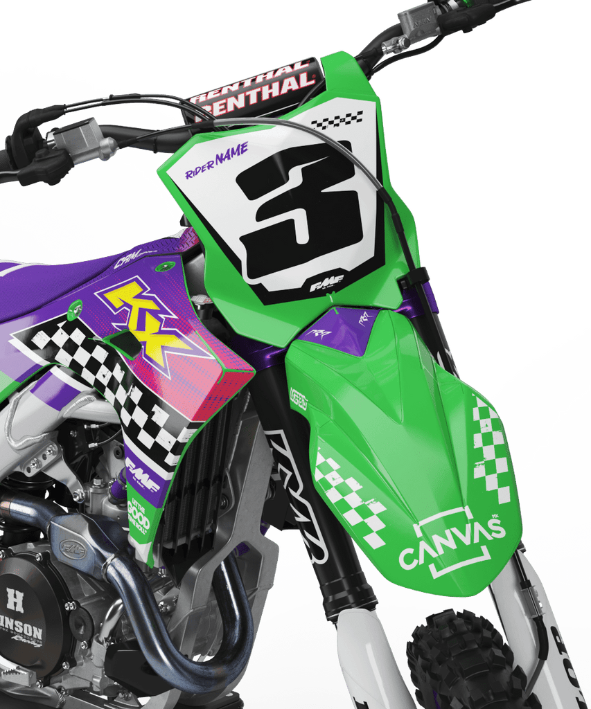 "JOKER" - Kit Déco KAWASAKI KXF 250 2025 & KXF 450 2024-2025 - DecoMotos