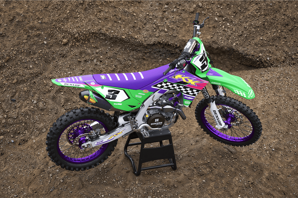 "JOKER" - Kit Déco KAWASAKI KXF 250 2025 & KXF 450 2024-2025 - DecoMotos