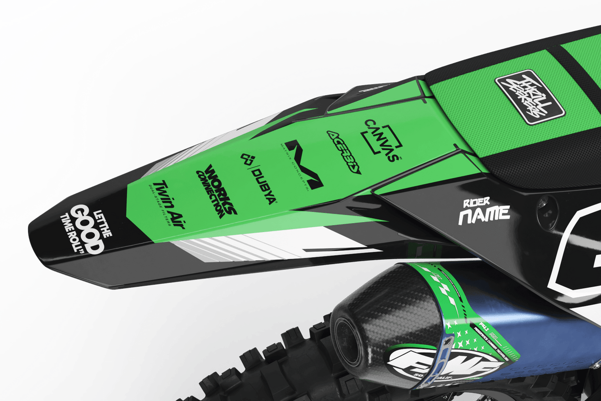 Kit Déco KAWASAKI KXF 250 2025 & KXF 450 2024-2025 - Greenspirit