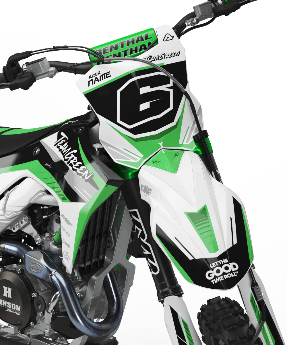 Kit Déco KAWASAKI KXF 250 2025 & KXF 450 2024-2025 - Greenspirit