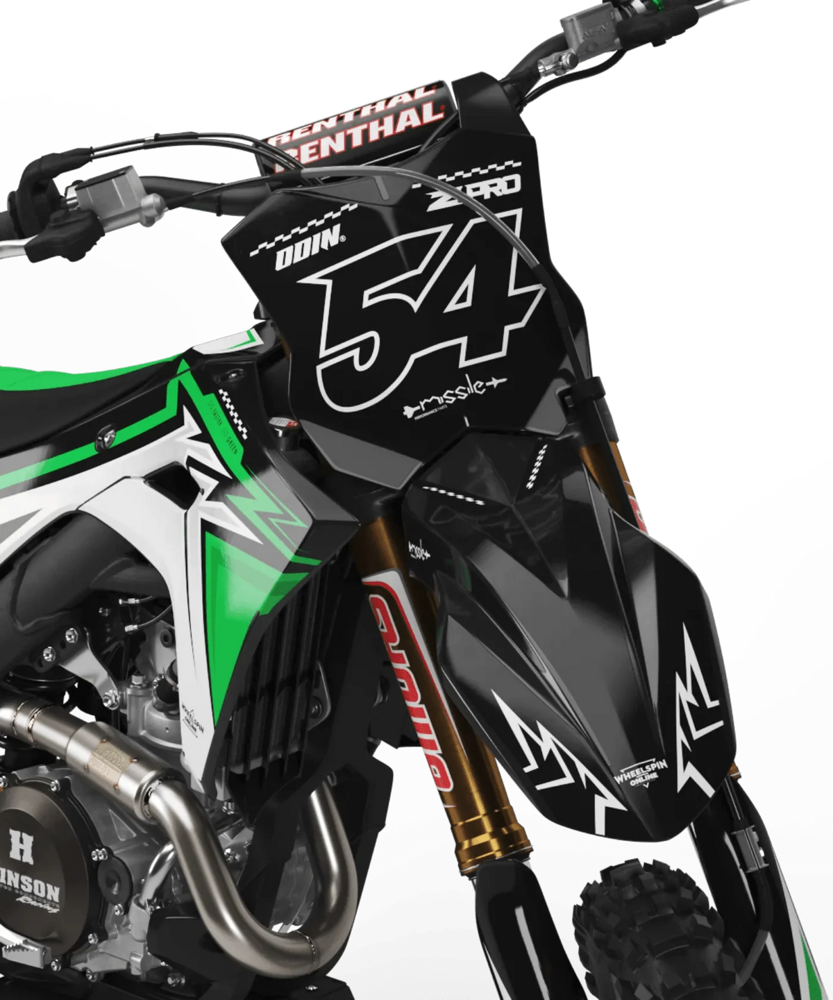 KAWASAKI KX 125/250 Semi-Custom graphics kit - Rhythm