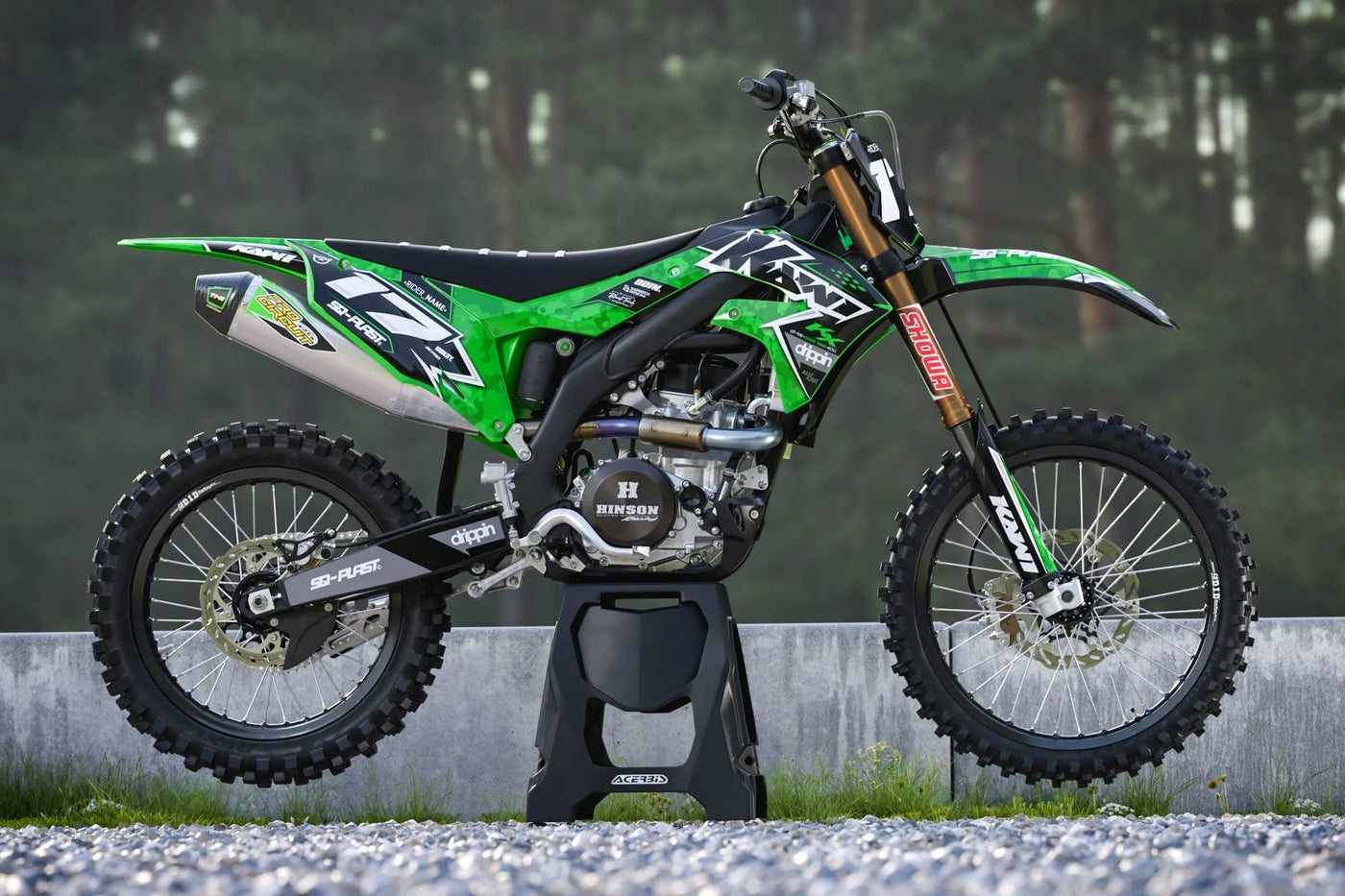 Kit Déco Kawasaki KXF 250 2021-2024 & KXF 450 2019-2023 - Kawi