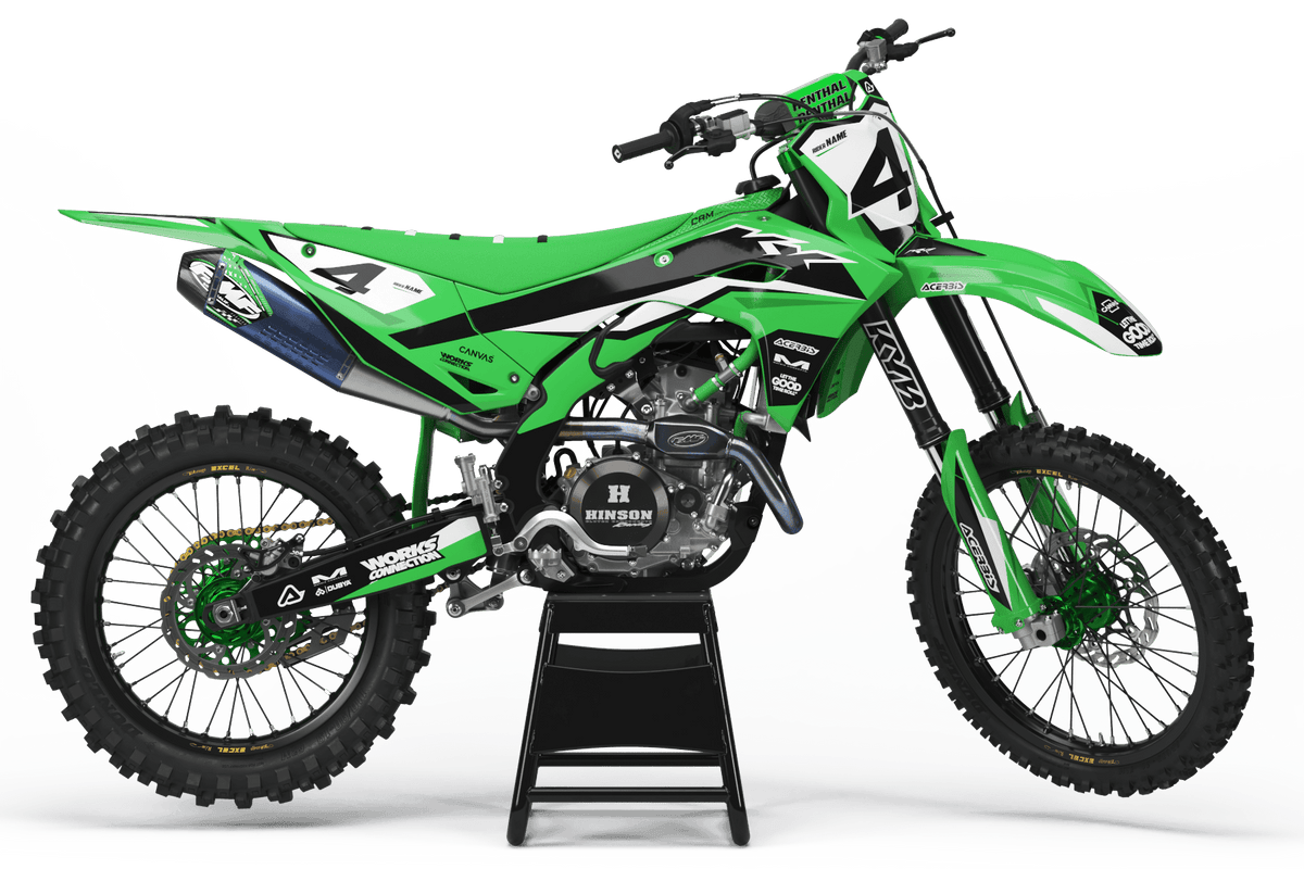 Kit Déco KAWASAKI KXF 250 2025 & KXF 450 2024-2025 - Greenvibe