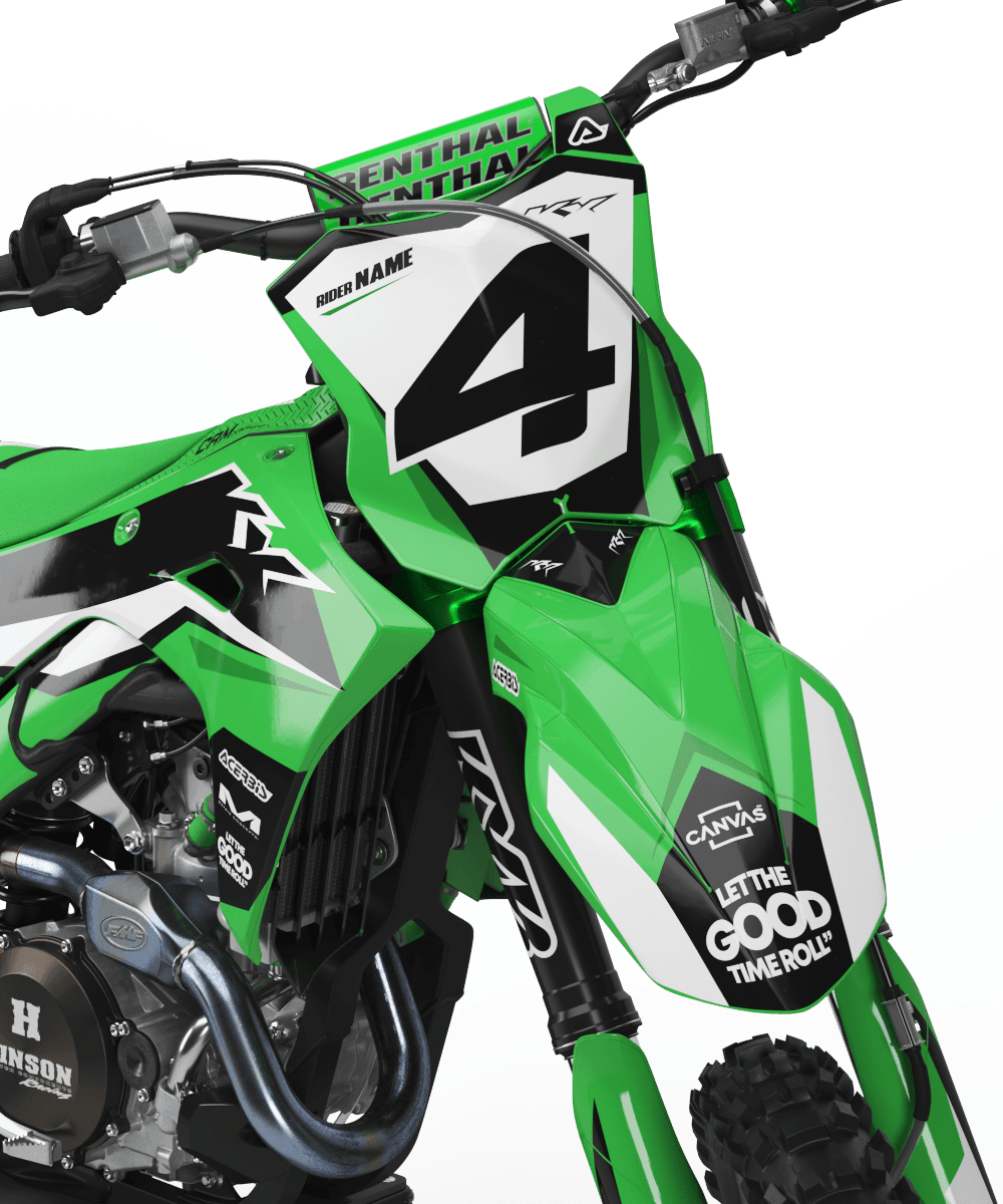 Kit Déco KAWASAKI KXF 250 2025 & KXF 450 2024-2025 - Greenvibe