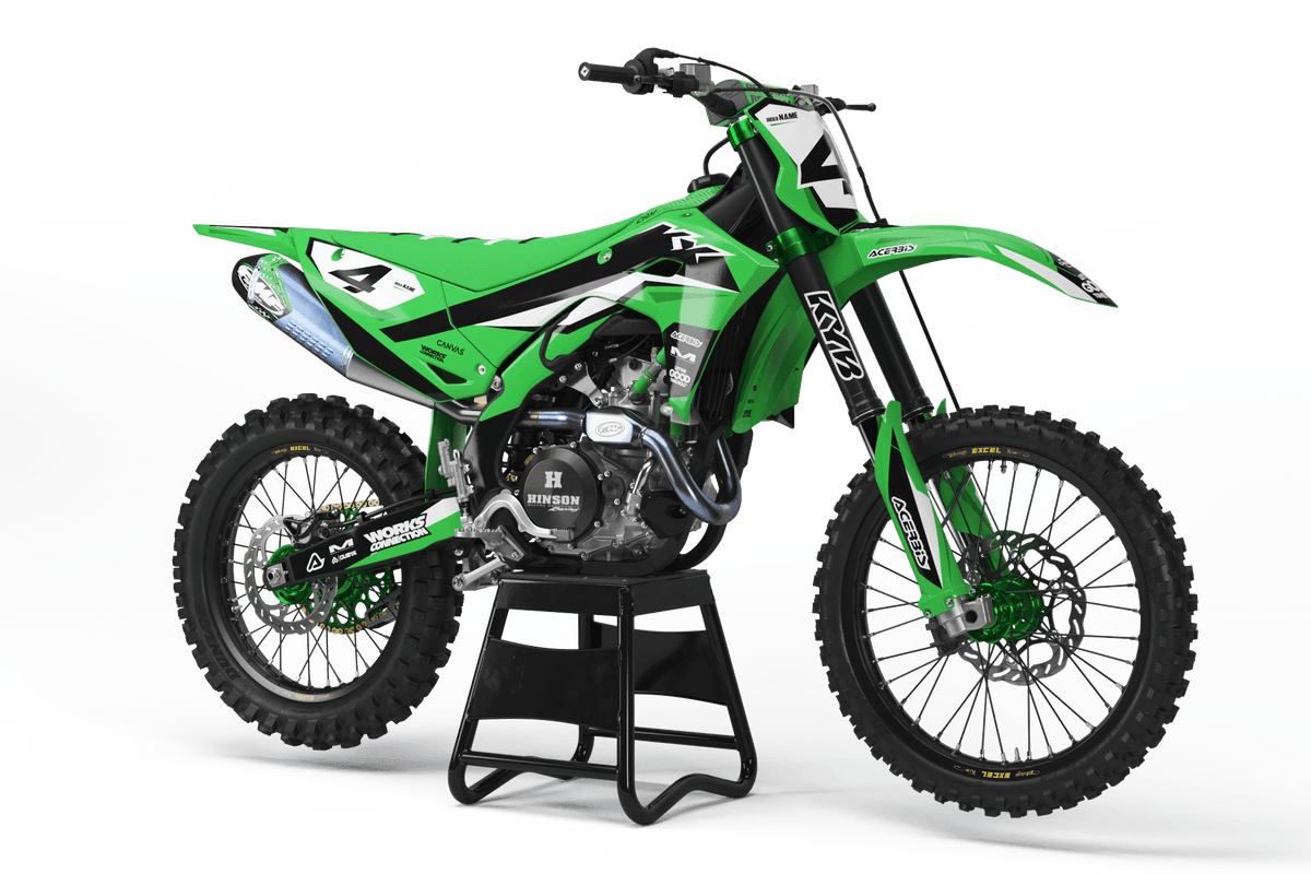 Kit Déco KAWASAKI KXF 250 2025 & KXF 450 2024-2025 - Greenvibe
