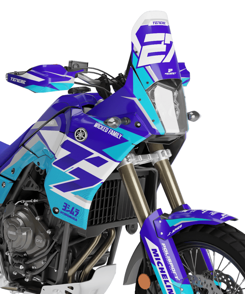 "BLUEHORIZON" - Kit Déco YAMAHA 700 TENERE - DecoMotos