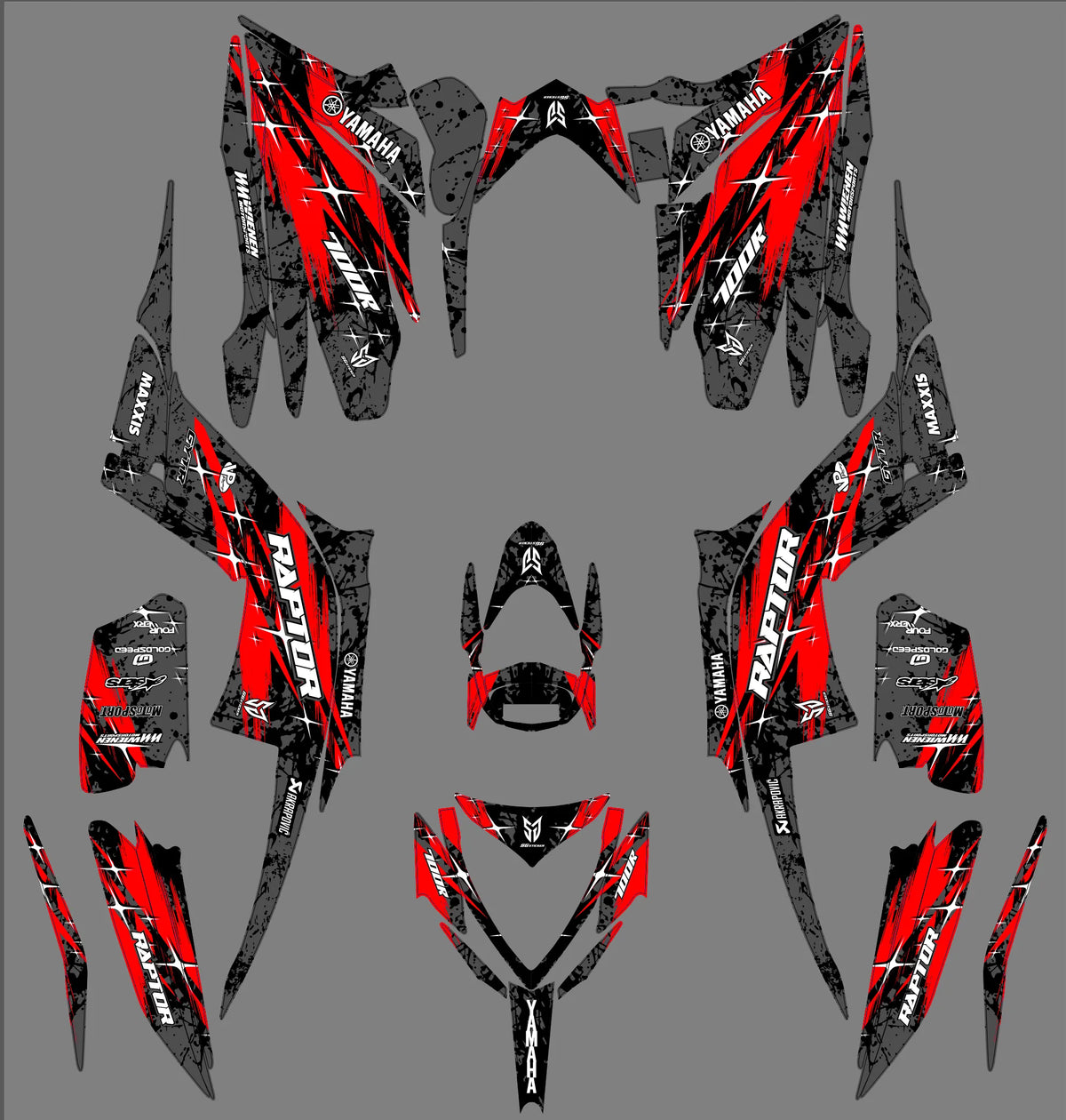 graphics kit Yamaha 700 Raptor 2013-2025 - IGNYX