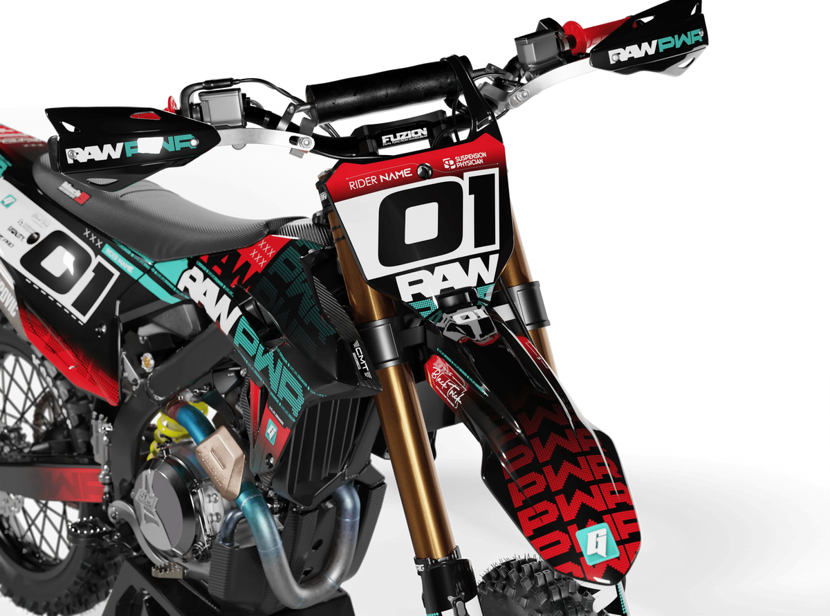 kit gráfico HONDA CRF 250 2022-2024 & CRF 450 2021-2024 - Raw PWR