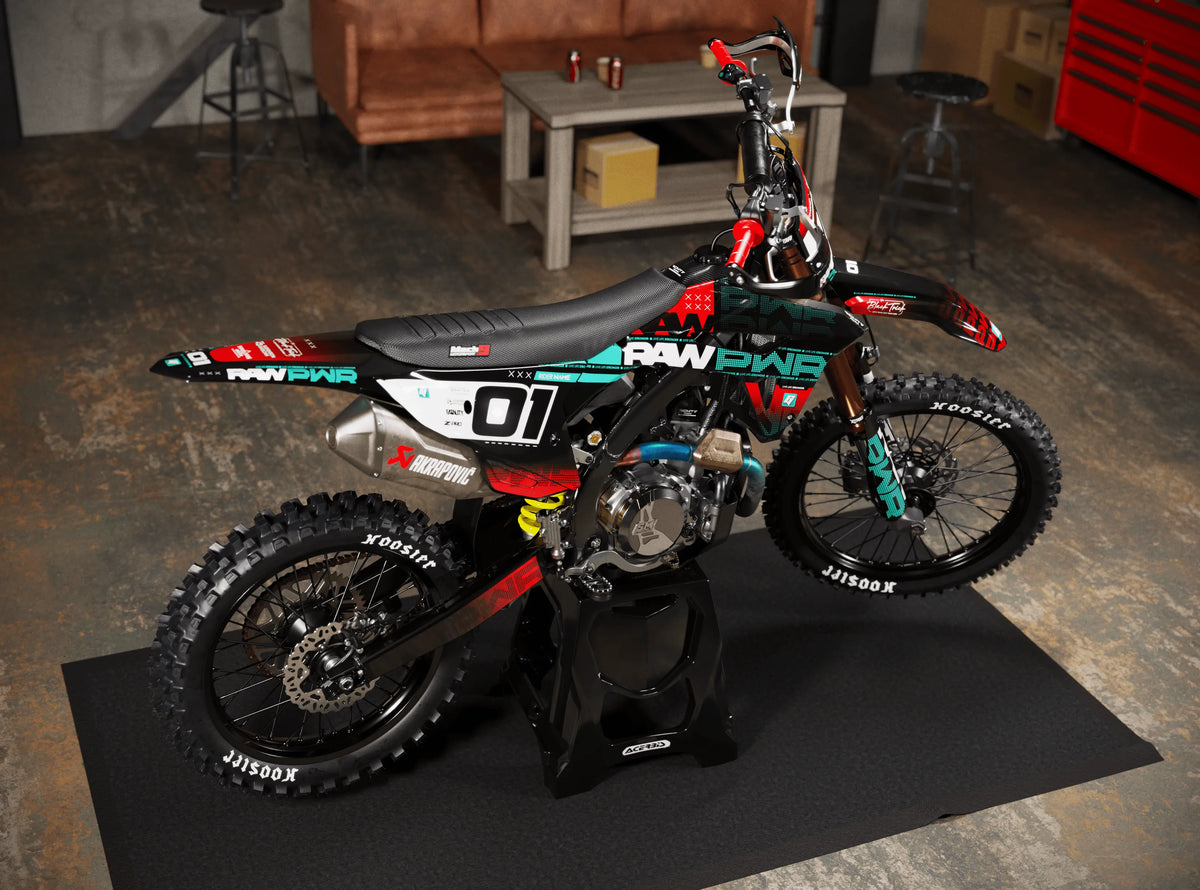 kit gráfico HONDA CRF 250 2022-2024 & CRF 450 2021-2024 - Raw PWR
