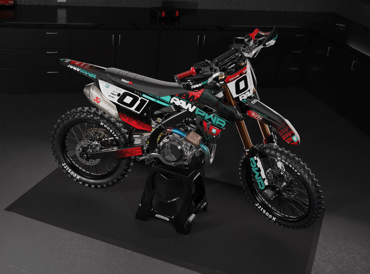 kit gráfico HONDA CRF 250 2022-2024 & CRF 450 2021-2024 - Raw PWR