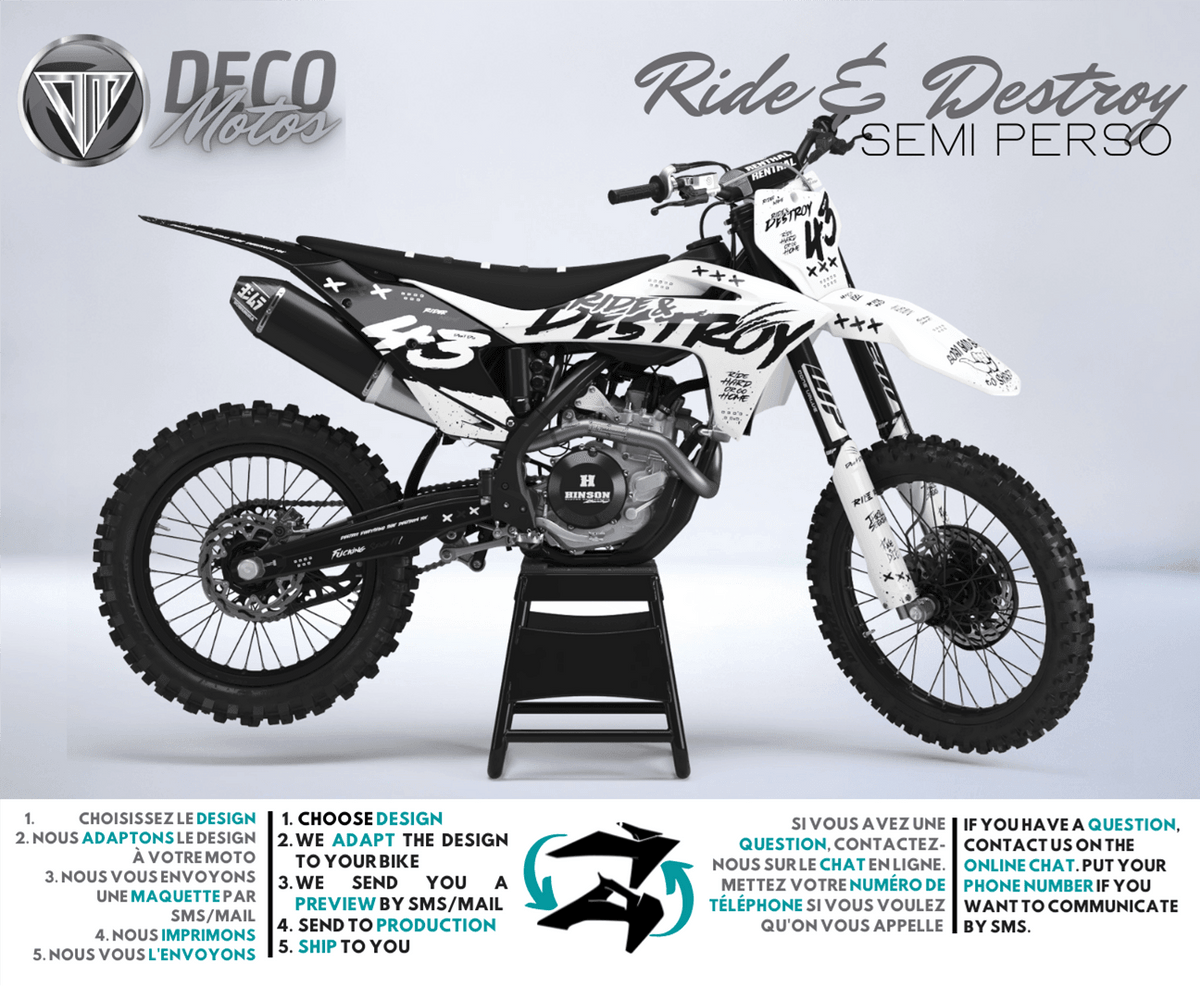 Ride & Destroy - Kit de decoración semi-personalizado