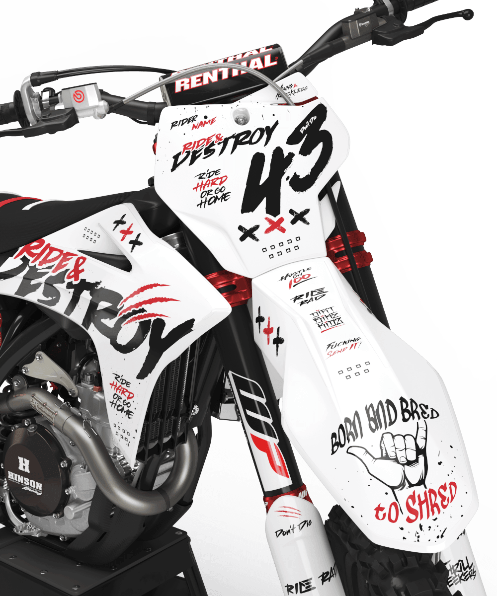 Ride & Destroy - Kit de decoración semi-personalizado