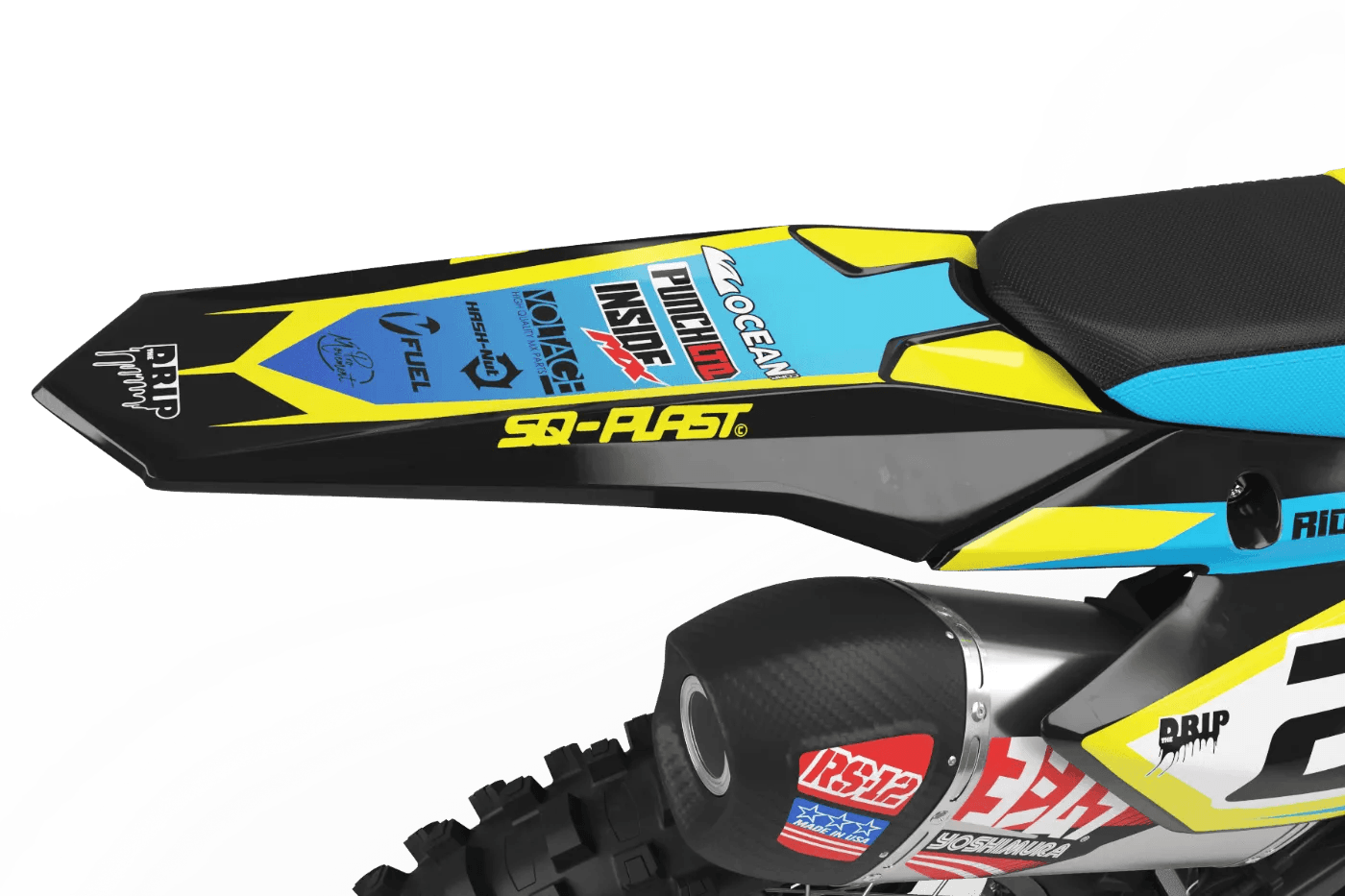 Kit Déco SUZUKI RM-Z 450 2018-2025 & RM-Z 250 2019-2023 - RAFALE