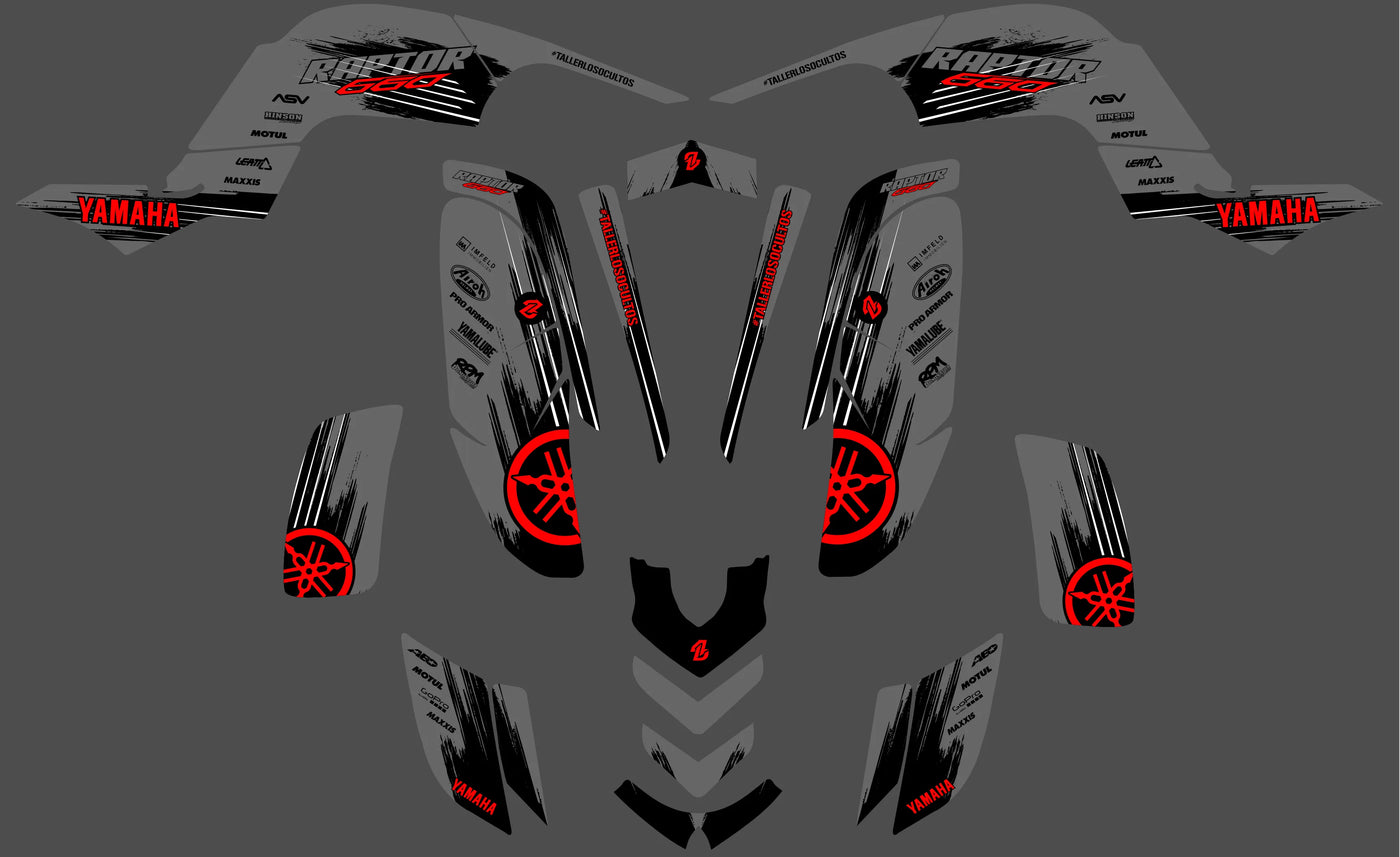 Kit déco Yamaha YFM 660 RAPTOR - XAVORA