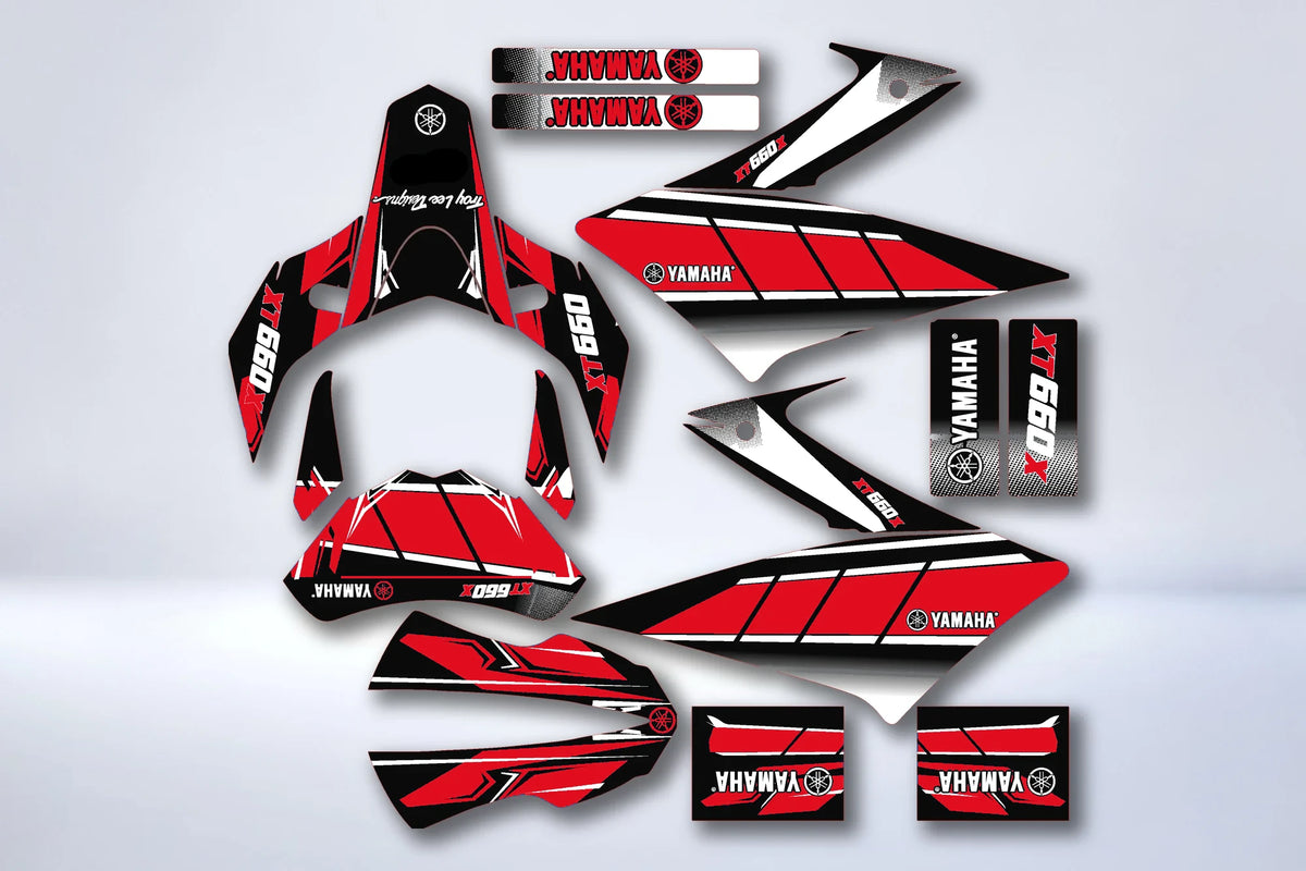 Dekor-Kit YAMAHA XT 660 X NACH 2006 BLAU