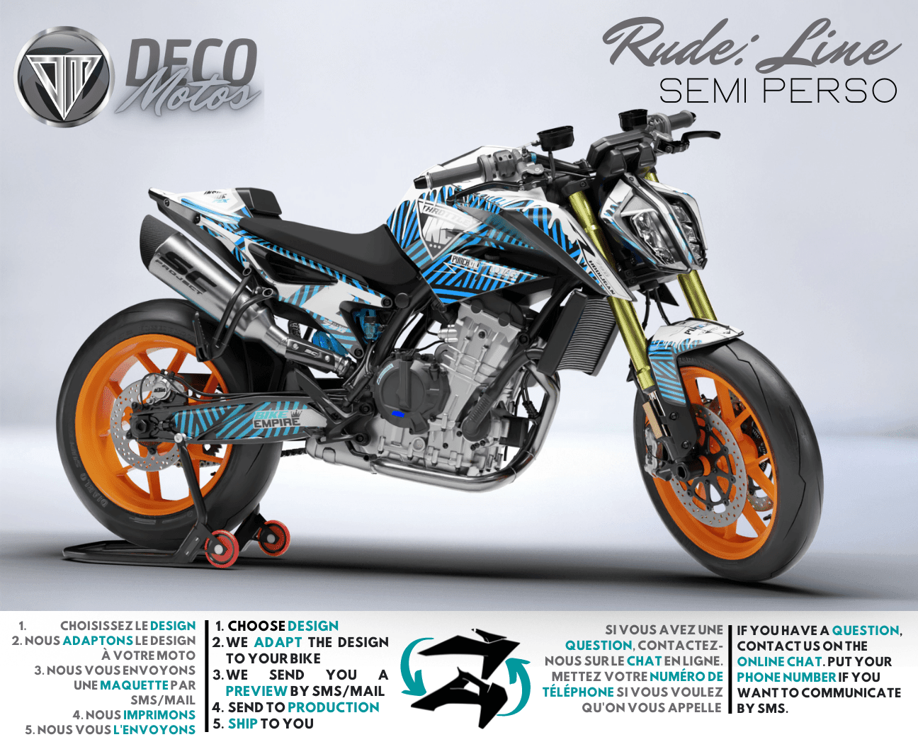 Line - KTM DUKE Semi-Custom Deco Kit Line - KTM DUKE Semi-Custom Deco Kit