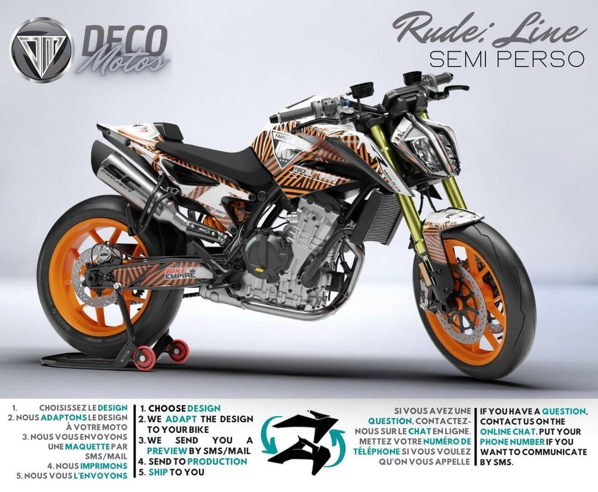 Line - KTM DUKE Semi-Custom graphics kit