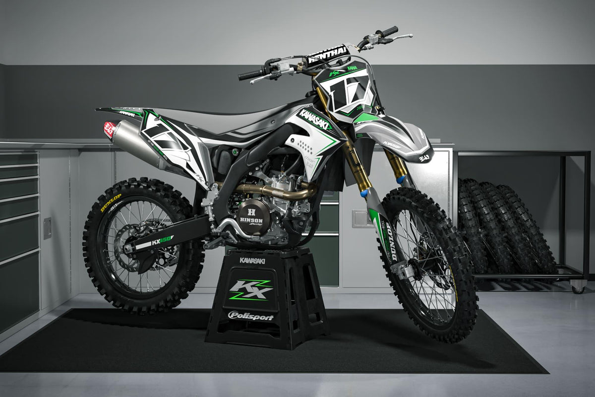 Kit Déco Kawasaki KXF 250 2021-2024 & KXF 450 2019-2023 - Vortex