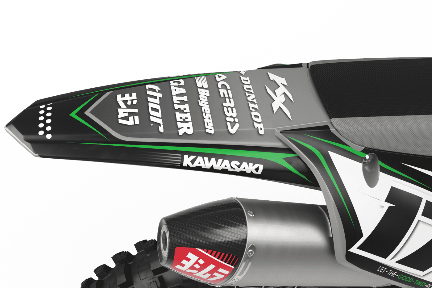 Kit Déco Kawasaki KXF 250 2021-2024 & KXF 450 2019-2023 - Vortex