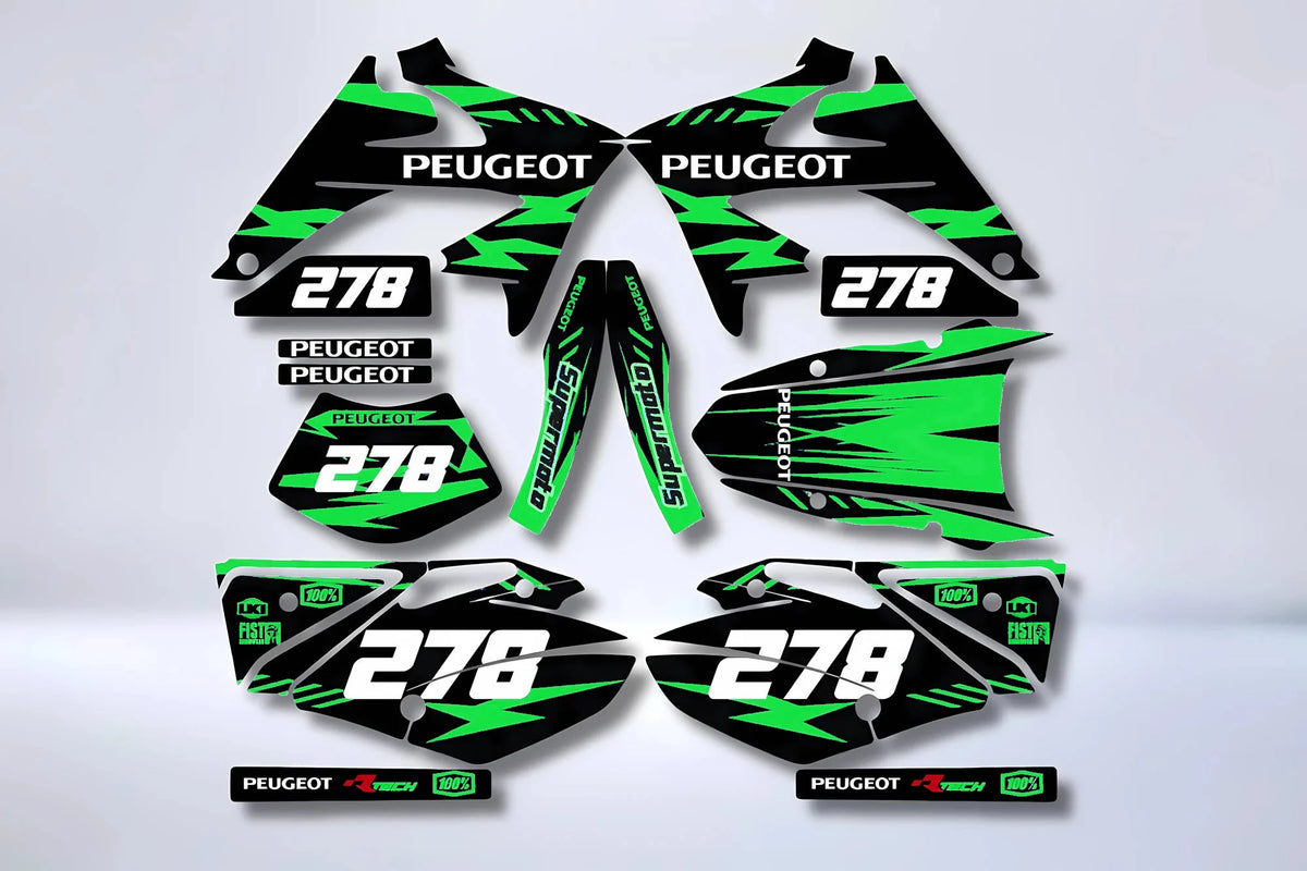 Kit de adhesivos PEUGEOT XPS 2006-2012 - BLACK BLUE