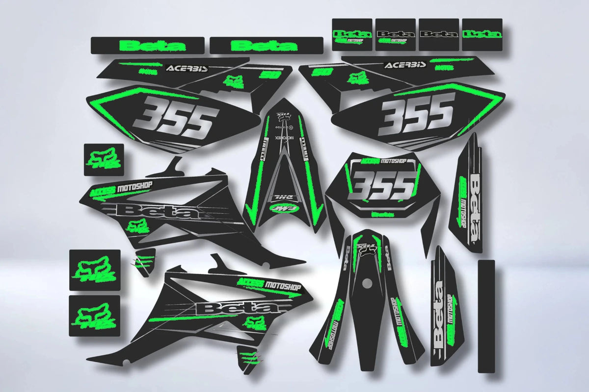 Kit Déco BETA 50 RR 2011-2020 - FACTORY RED GREY