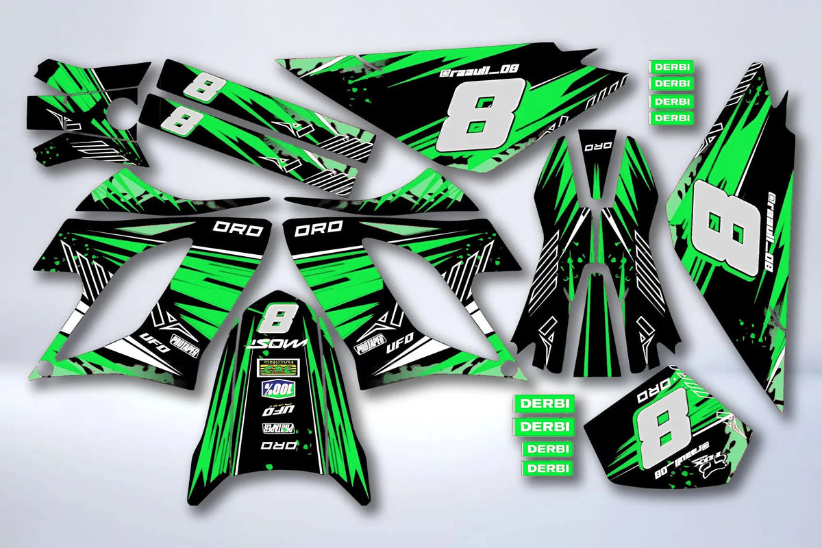 Kit Déco DERBI DRD RACING 2004-2009 - RED