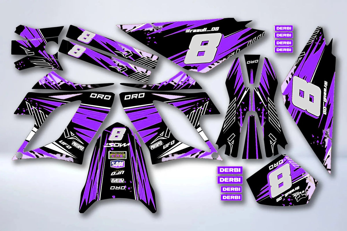 Kit Déco DERBI DRD RACING 2004-2009 - RED