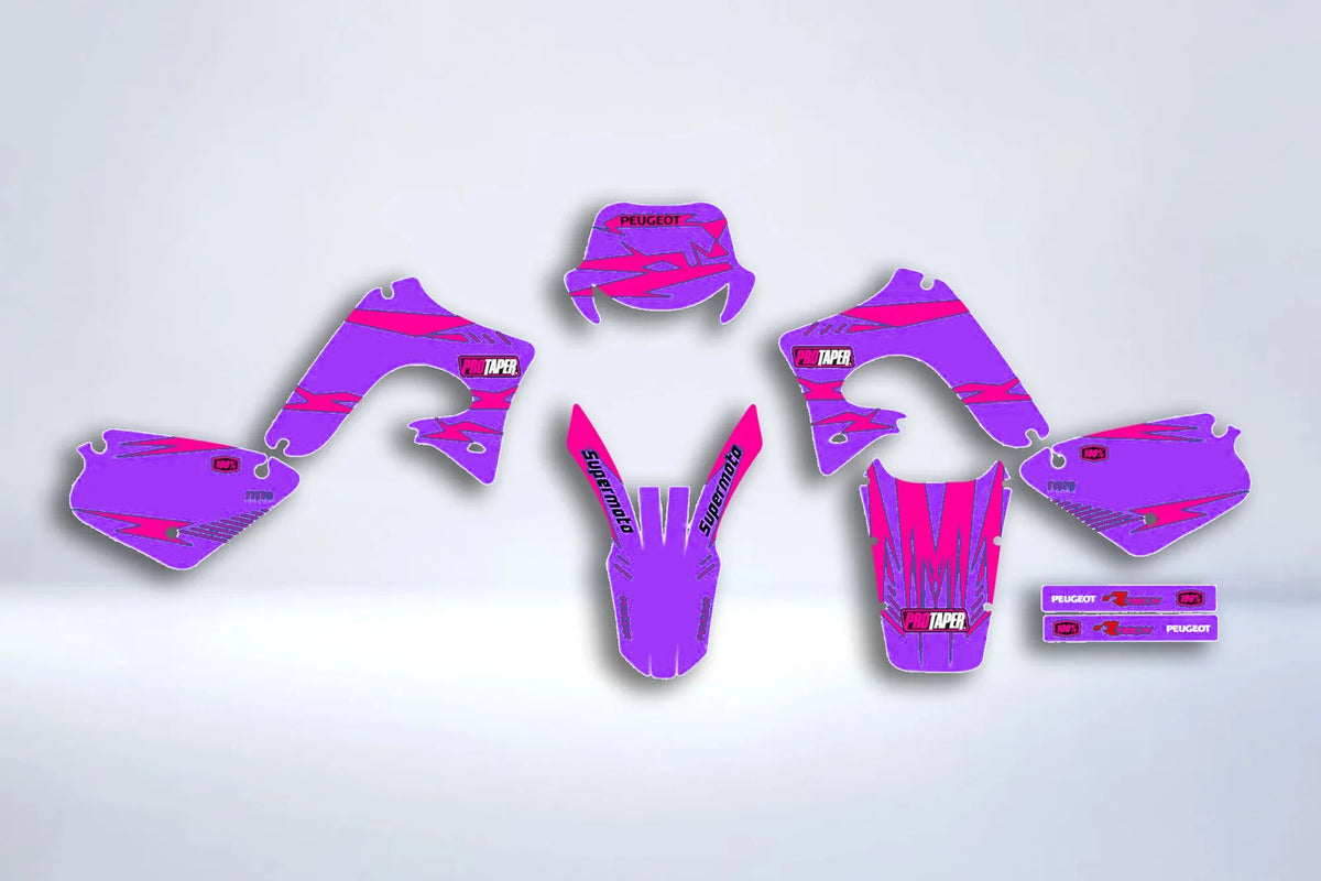 Dekor-Kit PEUGEOT XPS 2006-2012 - BLAU PINK