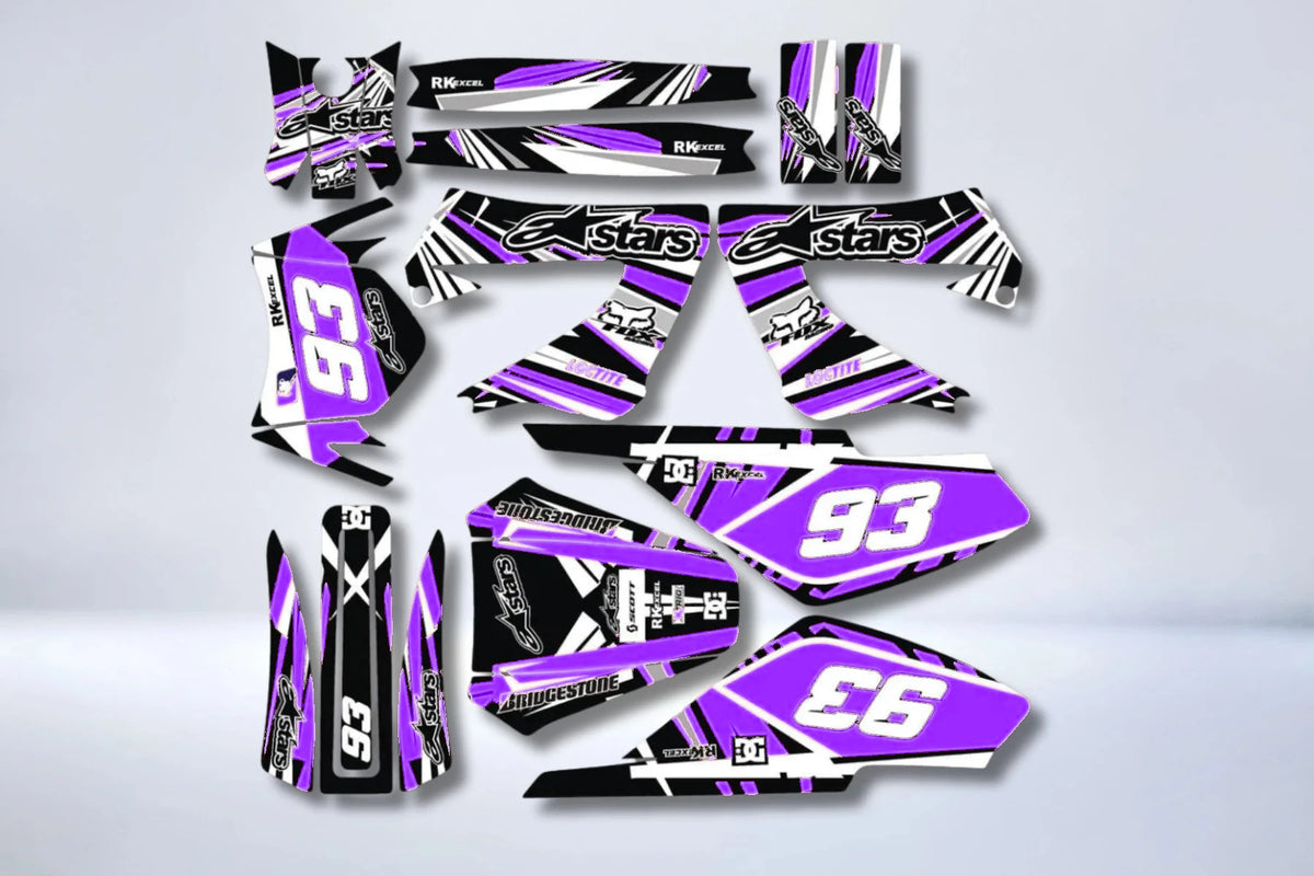 Kit Déco DERBI XTREME XRACE AVANT 2011 - RED ALPINESTAR
