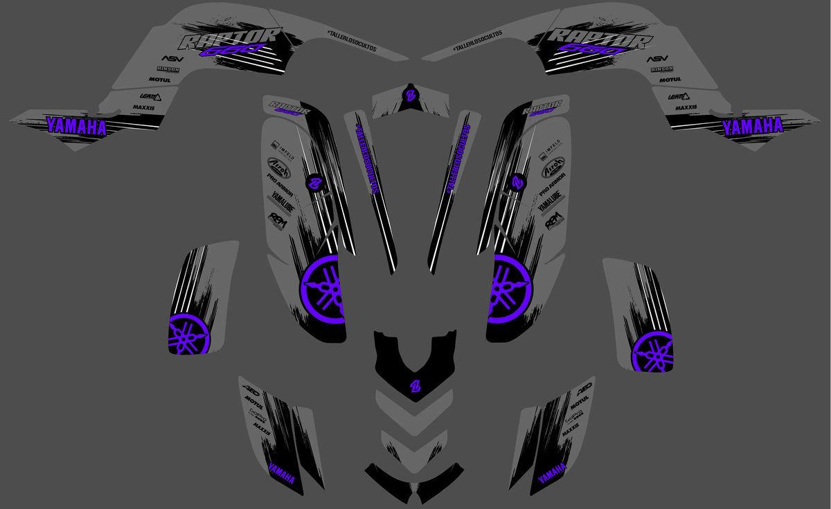Kit déco Yamaha YFM 660 RAPTOR - XAVORA