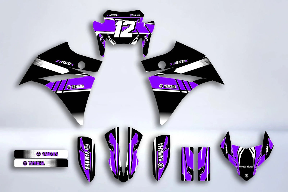 Kit déco YAMAHA XT 660 AVANT 2006 - ANNIVERSARY